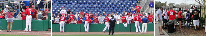 Phillies autographs at Bright House Field