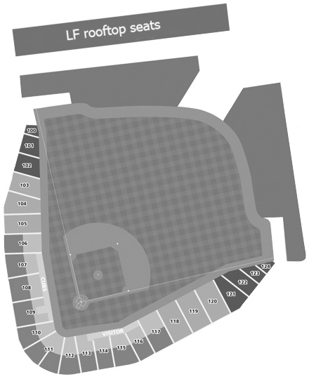 Sloan Park seating diagram