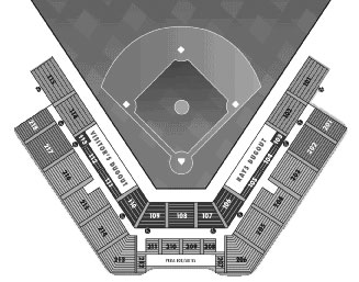 Charlotte Sports Park seating diagram
