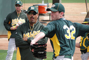 A's practice in Phoenix