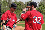 Red Sox practice in Fort Myers