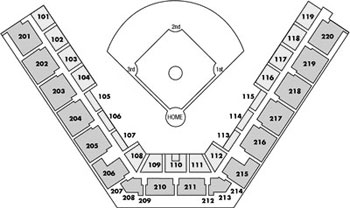 Osceola County Stadium seating diagram