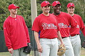 Phillies practice in Clearwater