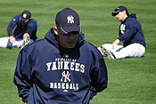 Yankees practice in Tampa