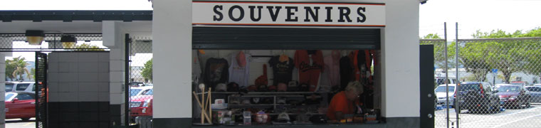 Spring Training souvenir stand